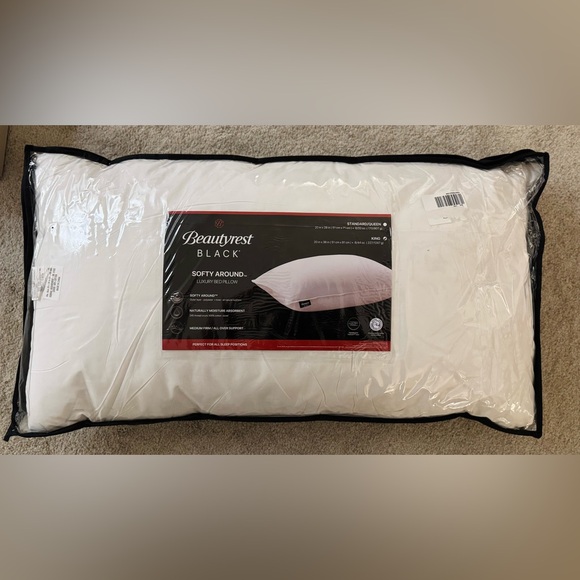 🎉LAST CHANCE🎉BEAUTYREST BLACK Luxurious Down And Feather Blend Pillow - Picture 9 of 11